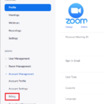 Canceling your subscription in Zoom App